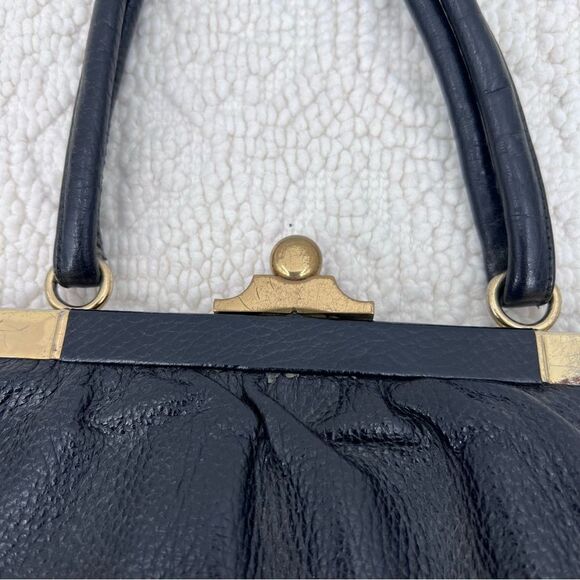 Vintage Saber Purses Handbag Black 1960s - Picture 7 of 13
